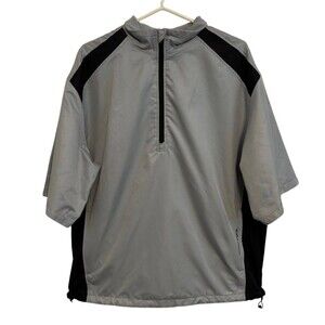 Snake Eyes Weather 18‎ Short Sleeve Turfer Sport Jacket Large Y2K Blokecore